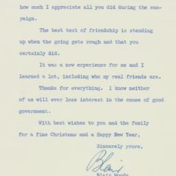 Letter: 1952 November 28
