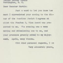 Letter: 1955 May 17