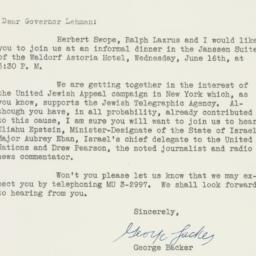 Letter: 1948 June 7