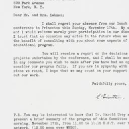 Letter: 1946 November 13