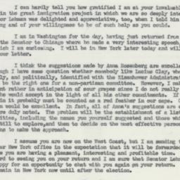 Letter: 1953 October 12