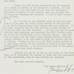 Letter: 1952 July 9
