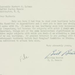 Letter: 1951 July 9