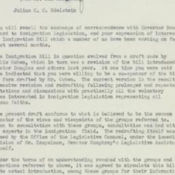 Memorandum: 1951 July 3