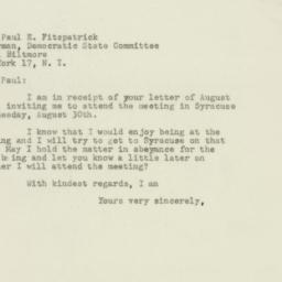 Letter: 1949 August 16