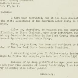 Press Release: 1950 May 2