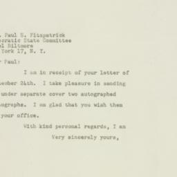 Letter: 1948 September 25