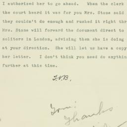Letter: 1947 August 27