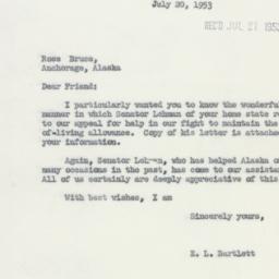 Letter: 1953 July 20