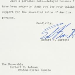Letter: 1951 September 17
