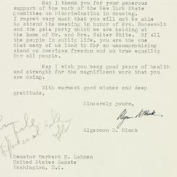 Letter: 1953 December 16