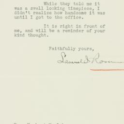 Letter: 1933 April 22