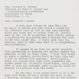 Letter: 1943 June 24