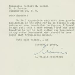 Letter: 1956 February 29