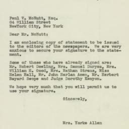 Letter: 1949 October 7