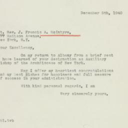 Letter: 1940 December 5