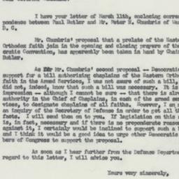 Letter: 1955 March 21