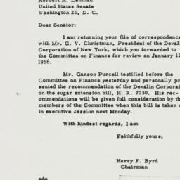 Letter: 1956 January 18