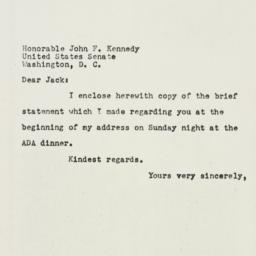 Letter: 1954 January 25