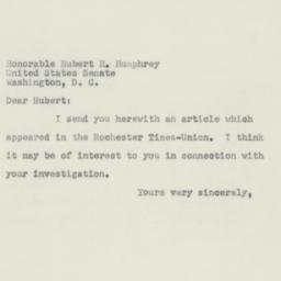 Letter: 1951 March 8