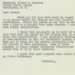 Letter: 1950 May 31