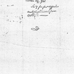 [Document, 1785 December 29]