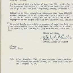 Letter: 1952 November 18