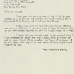 Letter: 1950 May 24