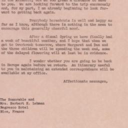 Letter: 1959 May 7
