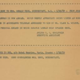 Letter: 1959 May 22
