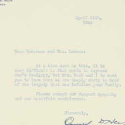 Telegram: 1944 April 14
