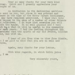 Letter: 1948 December 10