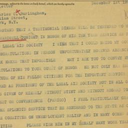 Telegram: 1936 December 1