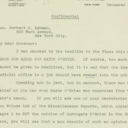 Letter: 1933 December 26