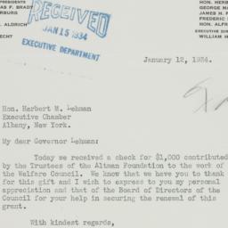 Letter: 1934 January 12