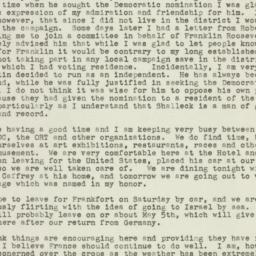 Letter: 1949 April 19