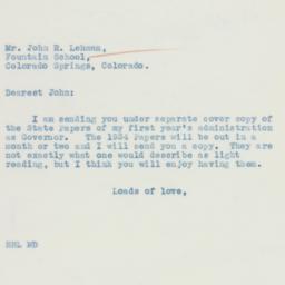 Letter: 1936 January 21