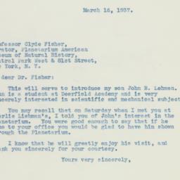 Letter: 1937 March 16