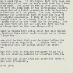 Letter: 1948 April 16