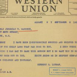 Letter: 1939 September 6