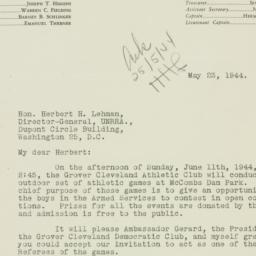 Letter: 1944 May 23