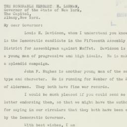 Letter: 1935 October 25