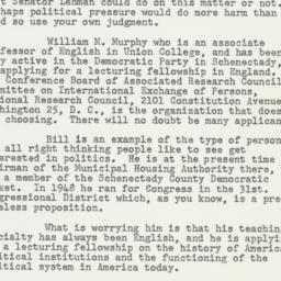 Letter: 1951 November 2