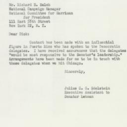 Letter: 1952 June 23