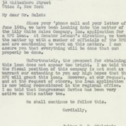 Letter: 1950 June 27