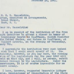 Letter: 1941 December 18