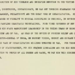 Speech: 1947 May 15