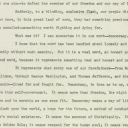Speech: 1942 January 23