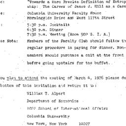 Announcements, 1976-03-04. ...