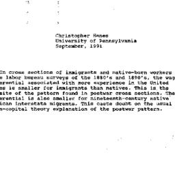 Speaker's notes, 1991-1...